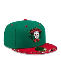 New Era Men's Green/Red Albuquerque Isotopes 2026 Copa De La Diversion 59FIFTY Fitted Hat