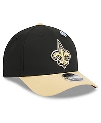 New Era Men's Black/Gold New Orleans Saints 2026 Nfl Draft 9FORTY M-Crown Adjustable Hat