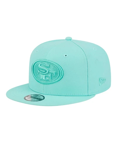 New Era Men's Turquoise San Francisco 49ers Colorpack 9FIFTY Snapback Hat