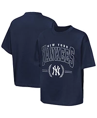 Outerstuff Big Boys and Girls Navy New York Yankees Premium World Class T-Shirt