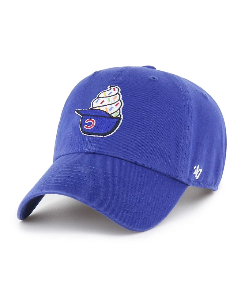'47 Brand Men's Royal Chicago Cubs Ice Cream Helmet Clean Up Adjustable Hat