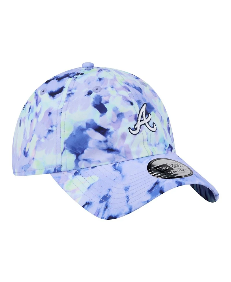 New Era Women's Navy Atlanta Braves Casual Classic Adjustable Hat