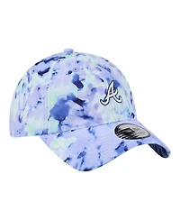 New Era Women's Navy Atlanta Braves Casual Classic Adjustable Hat