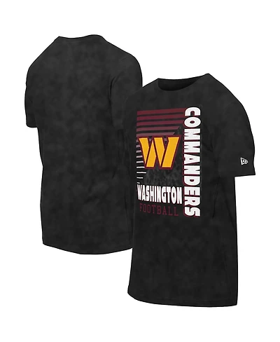 New Era Men's Black Washington Commanders Enzyme Washed Oversized T-Shirt