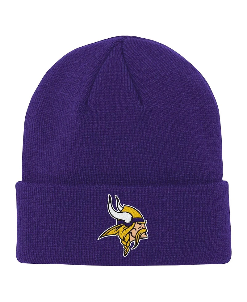 Outerstuff Big Boys and Girls Purple Minnesota Vikings Team Gradient Cuffed Knit Hat