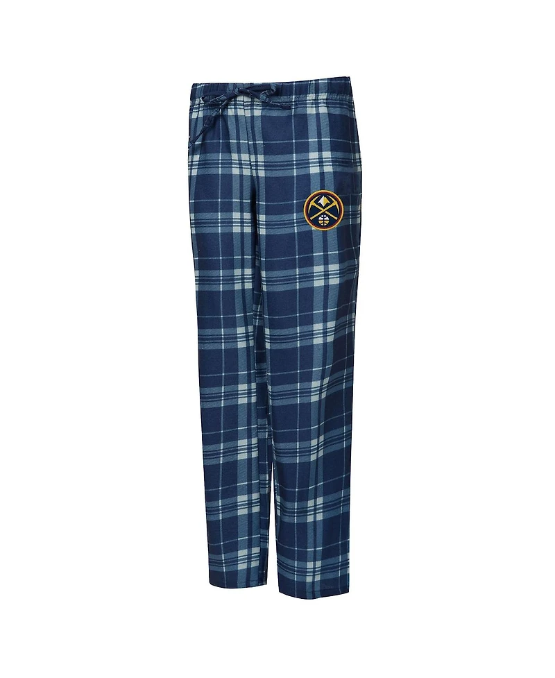 Concepts Sport Women's Navy/Heather Gray Denver Nuggets Regulate Tank Pant Set