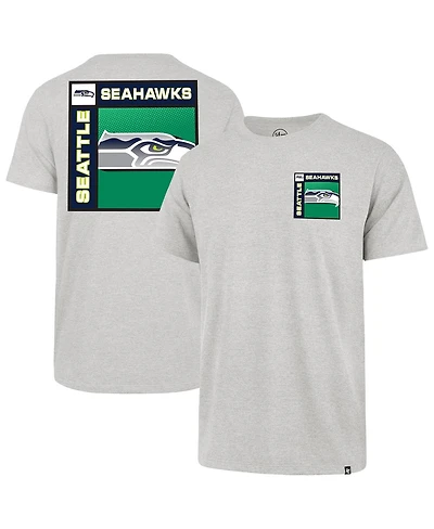 '47 Brand Men's Gray Seattle Seahawks Chrome Plate Franklin T-Shirt
