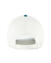 '47 Brand Men's White/Teal Athletics Contemporary Tonal Clean Up Adjustable Hat