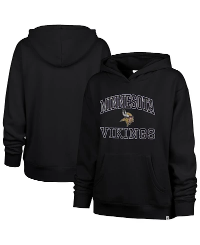 '47 Brand Women's Black Minnesota Vikings Clarity Naomi Hoodie