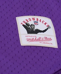 Mitchell & Ness Men's Purple Minnesota Vikings Head Coach Mesh Full-Button Fashion Jersey