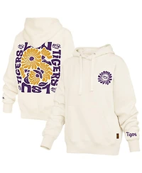 Pressbox Women's Cream Lsu Tigers Elena Janise Hoodie