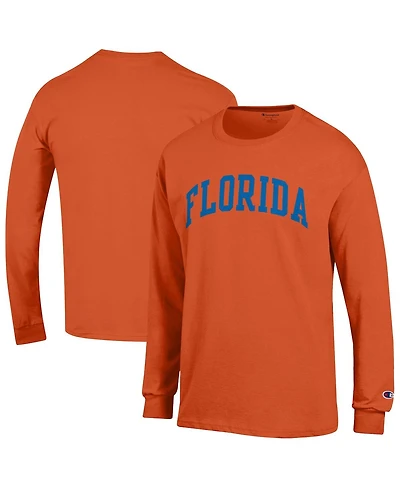 Champion Men's Orange Florida Gators Basic Arch Long Sleeve T-Shirt