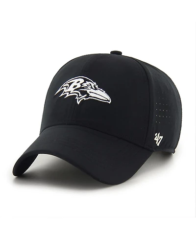 '47 Brand Men's Black Baltimore Ravens Vent Mvp Adjustable Hat