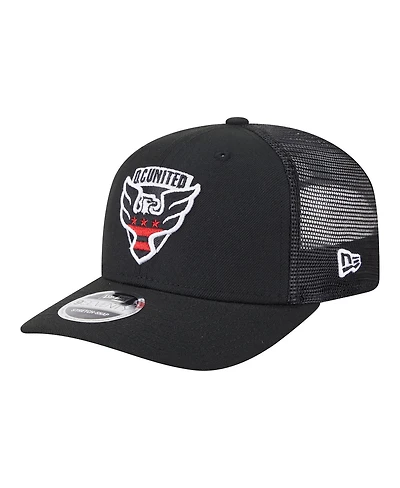 New Era Men's Black D.c. United Jersey Hook 9SEVENTY Adjustable Hat
