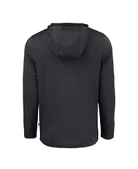 Cutter & Buck Men's Black New York Yankees Coastline Epic Comfort Eco Hoodie T-Shirt