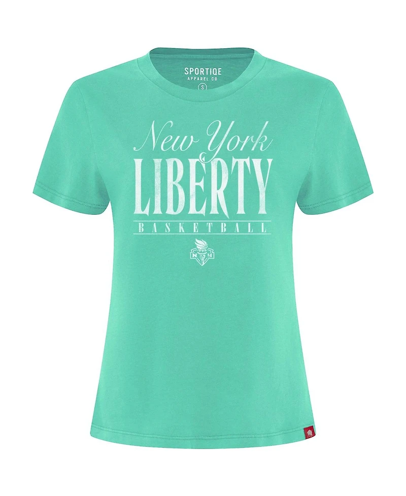 Sportiqe Women's Mint New York Liberty Arcadia T-Shirt