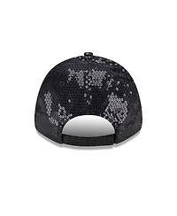 New Era Women's Black Philadelphia Flyers Sequin 9FORTY Adjustable Hat