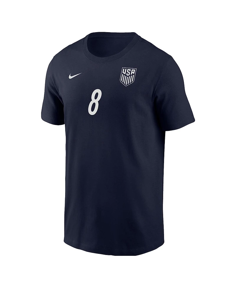 Nike Men's Weston McKennie Navy Usmnt Away Name Number T-Shirt