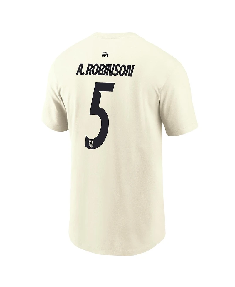 Nike Men's Antonee Robinson Cream Usmnt Home Name Number T-Shirt