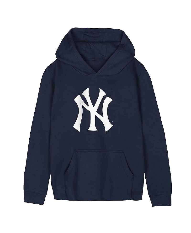 Outerstuff Preschool Navy New York Yankees Primary Logo Fleece Hoodie