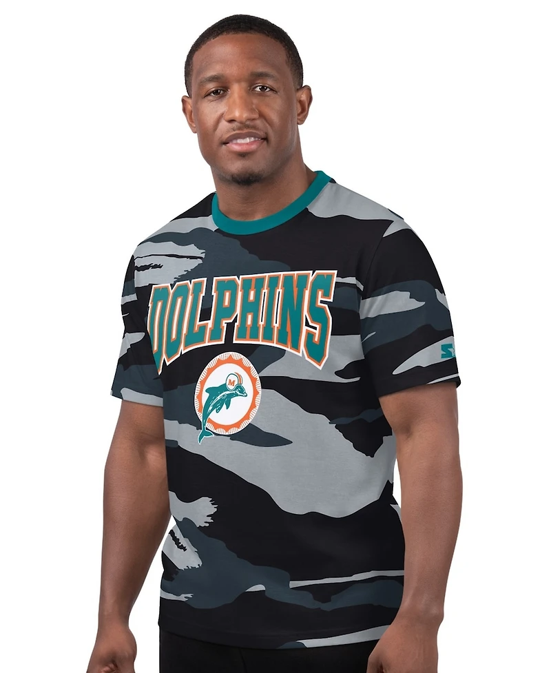 Starter Men's Camo/Gray Miami Dolphins Thursday Night Gridiron Classics Logo T-Shirt