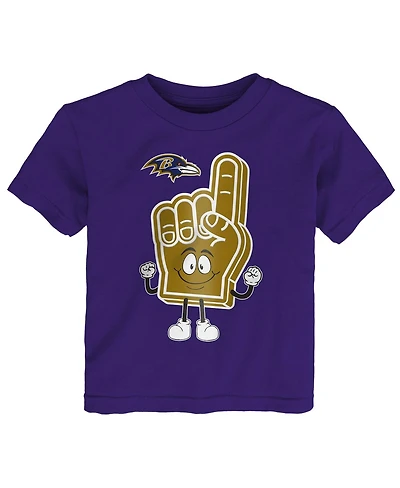 Outerstuff Baby Boys and Girls Purple Baltimore Ravens Handy Man T-Shirt