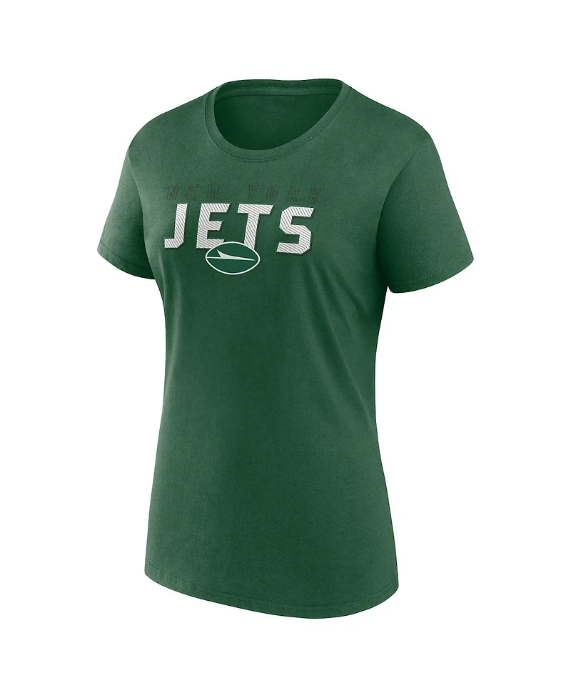 Logo Athletic Women's Green New York Jets Lean T-Shirt