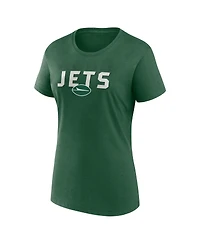 Logo Athletic Women's Green New York Jets Lean T-Shirt