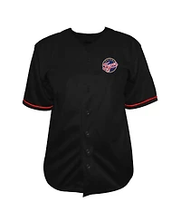 Fanatics Men's Black Indiana Fever Big Tall Full-Button Fashion Jersey
