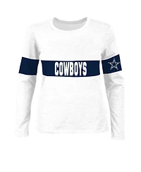 Fanatics Women's CeeDee Lamb Ash Dallas Cowboys Plus Name Number T-Shirt