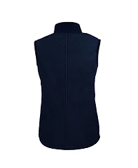 Cutter & Buck Women's Navy Los Angeles Dodgers Cascade Eco Sherpa Fleece Vest