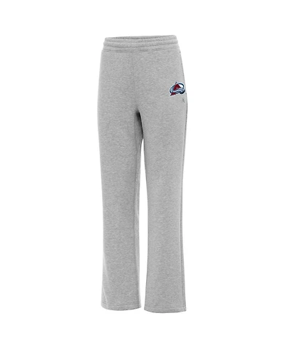 Antigua Women's Heather Gray Colorado Avalanche Victory Sweatpants