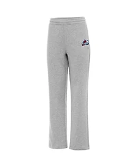Antigua Women's Heather Gray Colorado Avalanche Victory Sweatpants