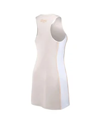 Fanatics Women's Cream San Francisco Giants Studio Boost Athletic Half-Zip Dress