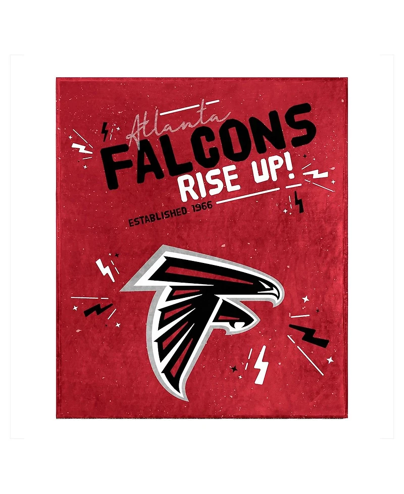 Logo Brands Atlanta Falcons 60" x 70" Plush Throw Blanket