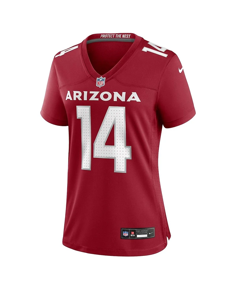 Nike Women's Michael Wilson Cardinal Arizona Cardinals Team Game Jersey