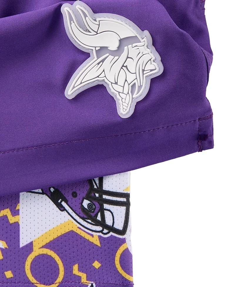 Chubbies Men's Purple Minnesota Vikings The Secret Lined Swim Trunks