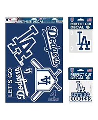 Wincraft Los Angeles Dodgers Decal Variety Pack