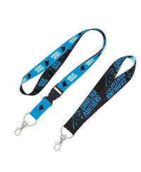 Wincraft Carolina Panthers 2-Pack Lanyard with Detachable Buckle Key Strap Set