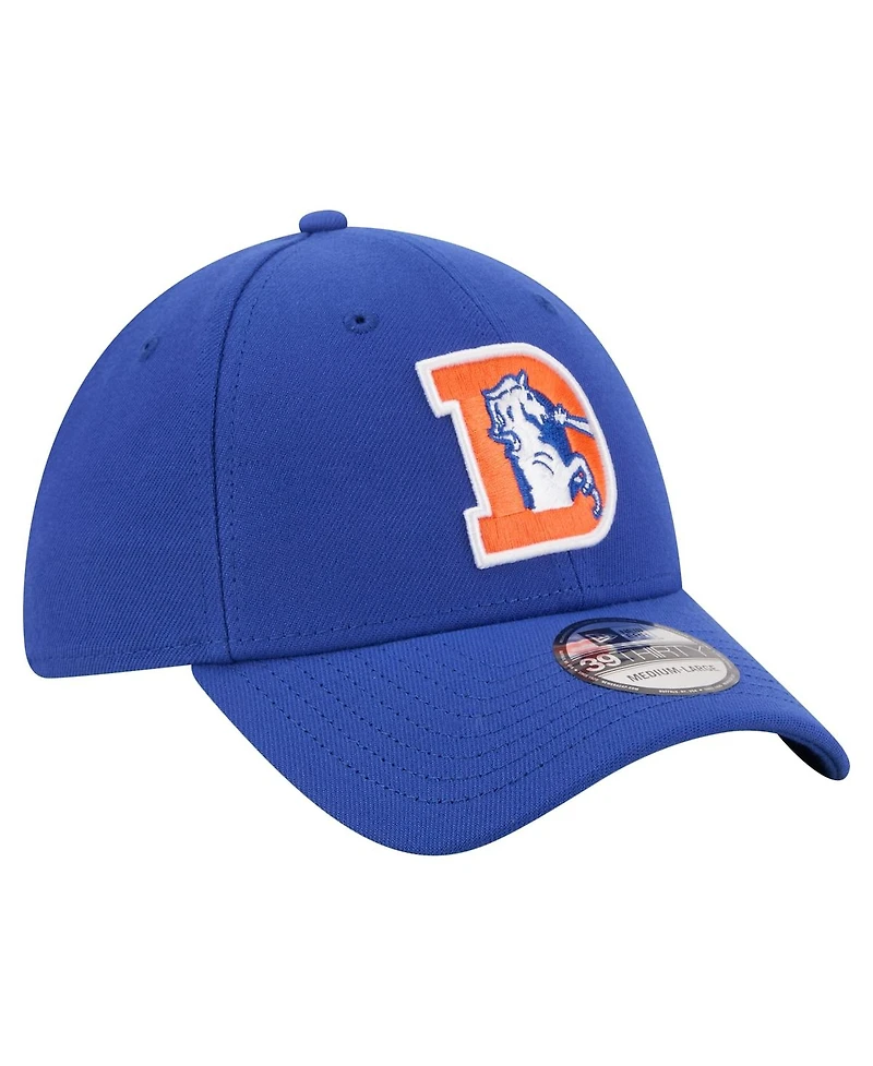 New Era Men's Royal Denver Broncos Core Team 39THIRTY Flex Hat