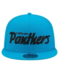 New Era Men's Blue Carolina Panthers Core Team Script 9FIFTY Snapback Hat