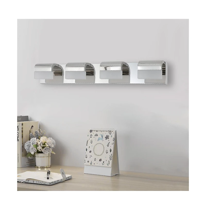 Busdays 4 Light Led Modern Bathroom Vanity Lighting Over Mirror Bath Wall Light Fixture