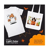 Printers Jack Iron On Heat Transfer Paper for White and Light Fabrics - A4 (8.3x11.7 in), 20 Sheets