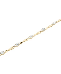 Macy's Diamond (1 ct. t.w.) Bracelet in 10k Yellow Gold