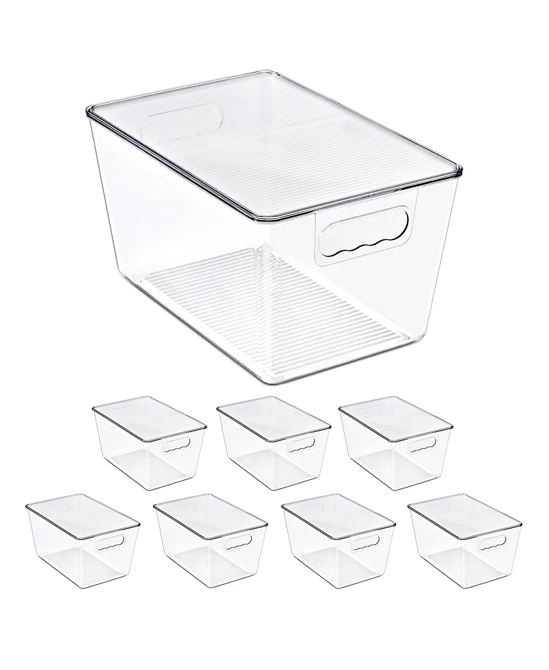 Sorbus Pack Large Stackable Storage Containers with Lids for Kitchen, Pantry,Cabinet Organization