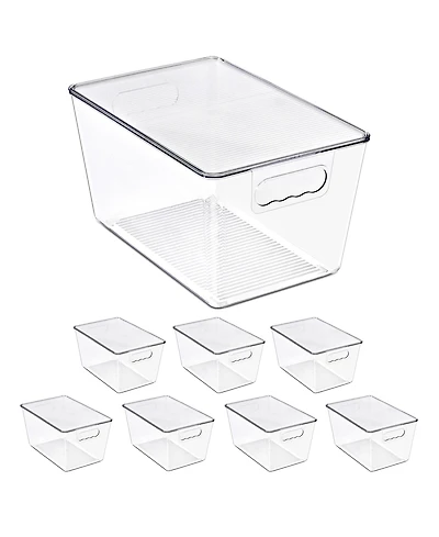 Sorbus Pack Large Stackable Storage Containers with Lids for Kitchen, Pantry,Cabinet Organization