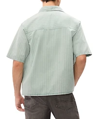 Buffalo David Bitton Men's Vertical Stripe Pattern Shirt