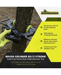 Brush Grubber Bg-11 Xtreme Brush and Tree Stump Puller Remover Tool Handles
