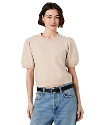 French Connection Women's Yulia Knit Puff-Sleeve Top