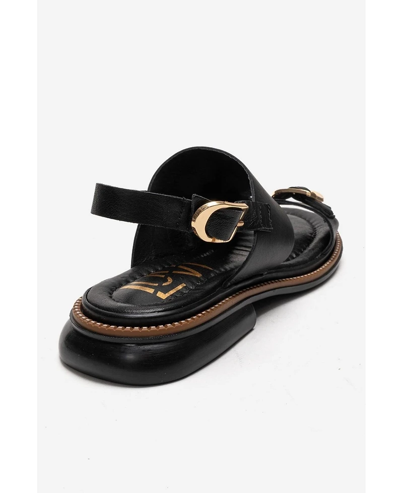 Forever & Always Shoes Women's Cruel Leather Sandal